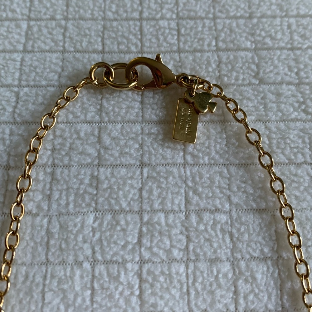Kate Spade teal/yellow beaded necklace - Picture 5 of 9